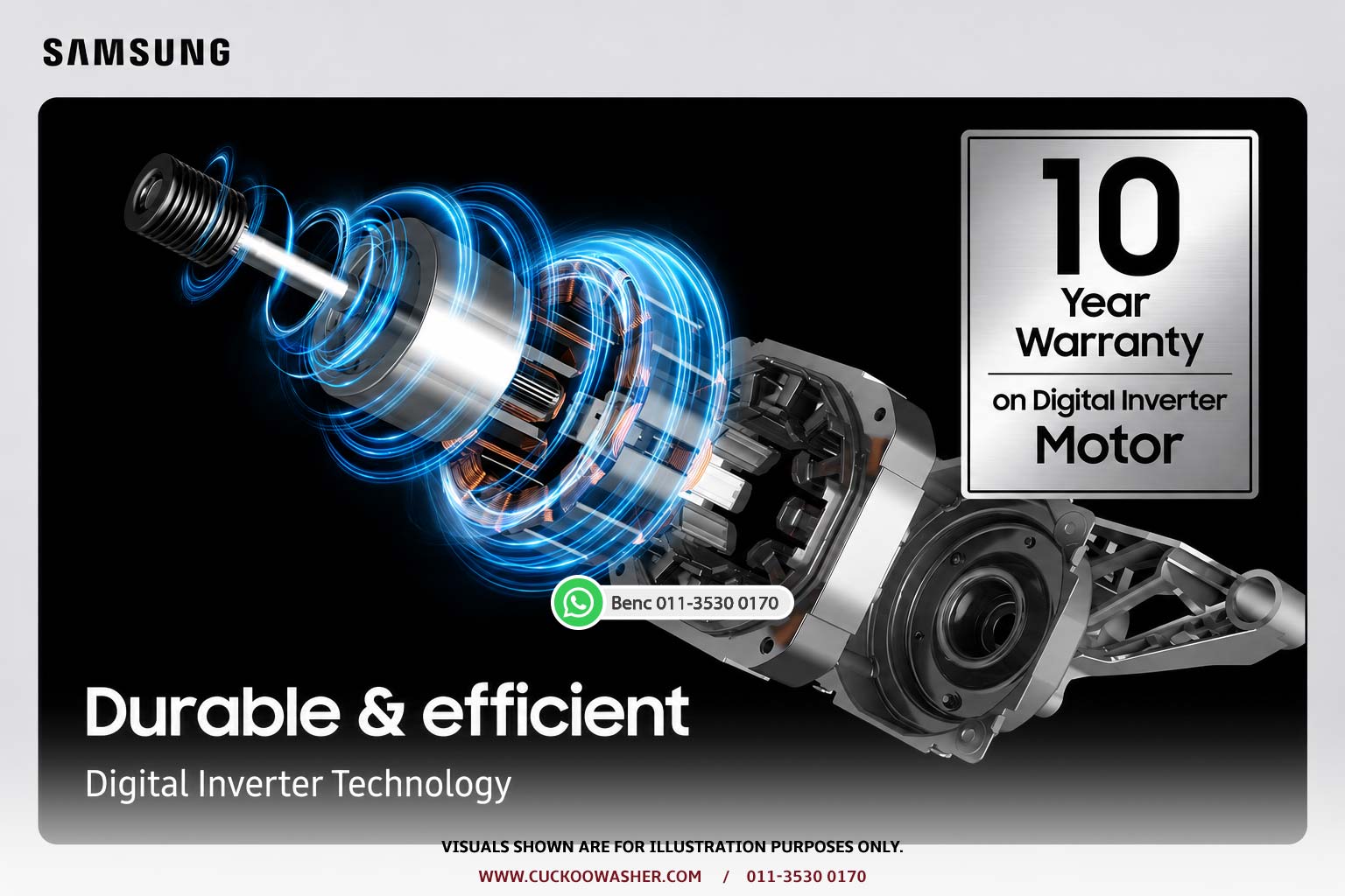 Samsung washer dryer Digital Inverter Motor